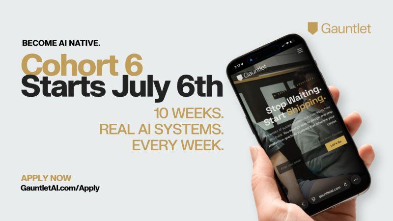 Cohort 6 Starts July 6th — Become AI Native